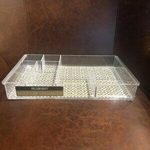 NWT 8-Compartment Clear Acrylic Drawer Organizer